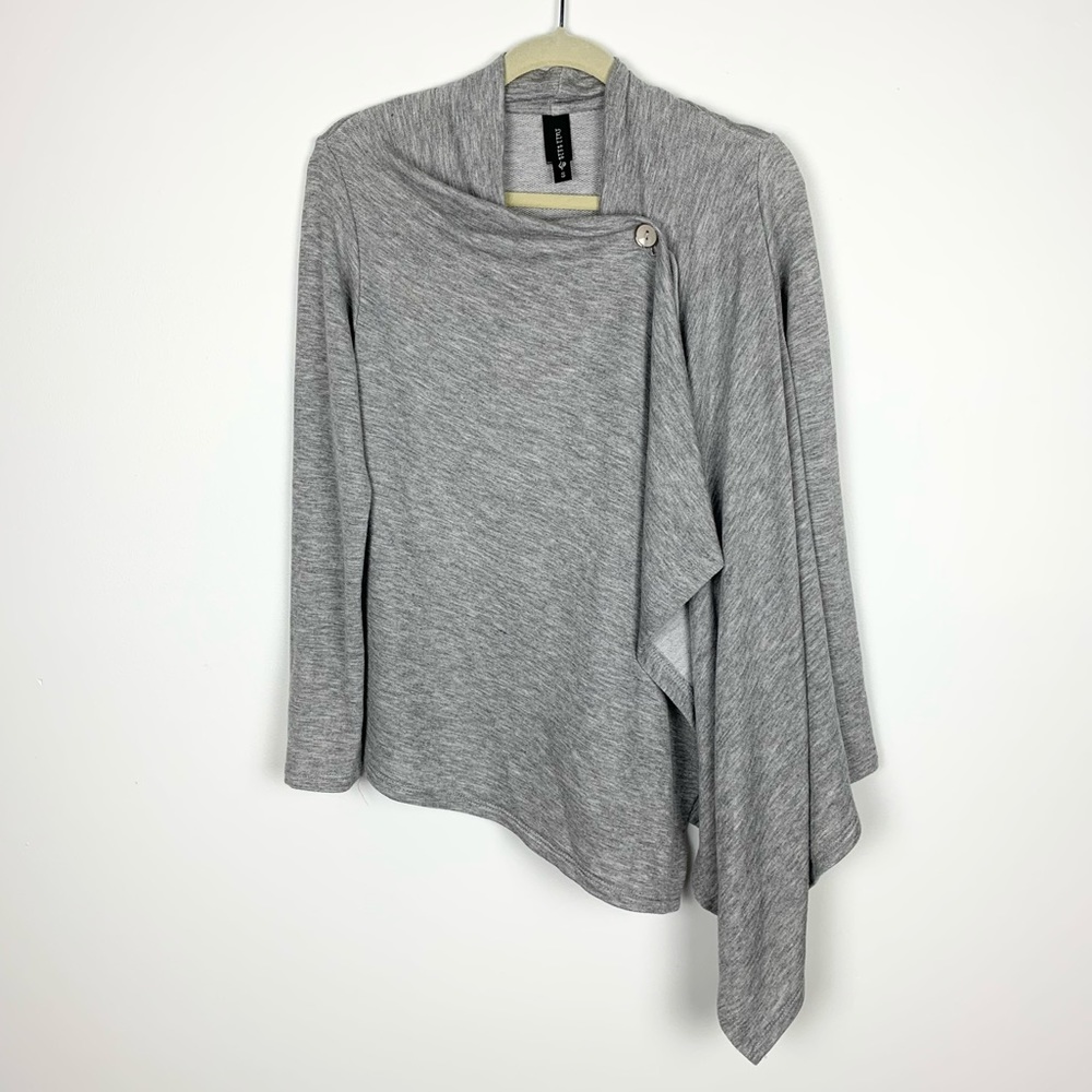 Full Tilt Kids Button Wrap Convertible Cardigan